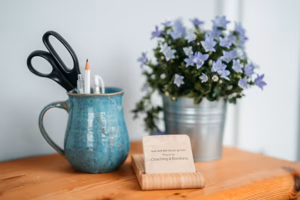 Coaching-Gespräch in ruhiger Atmosphäre